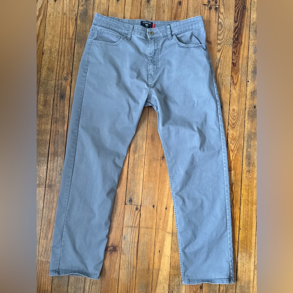 Mens Gray Dockers Pants